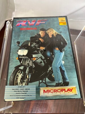RVF HONDA by MicroPlay ~ Atari ST ~ BIG boxed ~ Vintage DISK Factory Sealed