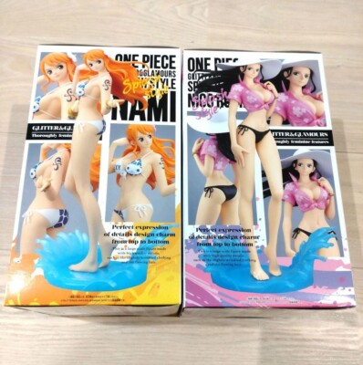 glitter&glamous ナミ　ロビン　しらほし　レベッカ　ボニー　ビビ One Piece GLITTER & GLAMOROUS Splash Style Nami Nico Robin figure