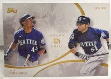 Julio Rodriguez / Ichiro 2023 Topps Dynamic Duals #7 - SEATTLE MARINERS - SP
