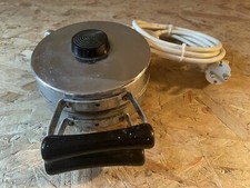 GROSSAG Waffeleisen Hörncheneisen Typ 1119 Chrom mit Netzkabel 