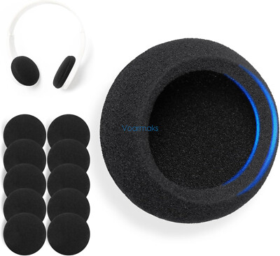 5 Pairs Foam Ear Pads Cushion for Plantronics HW 510 520,Audio 310/345/628/476