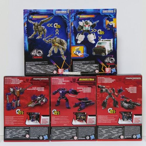 New Transformers Studio Voyager Hasbro WHEELJACK.SHOCKWAVE, SILVERBOLT, MEGATRON - Picture 2 of 61