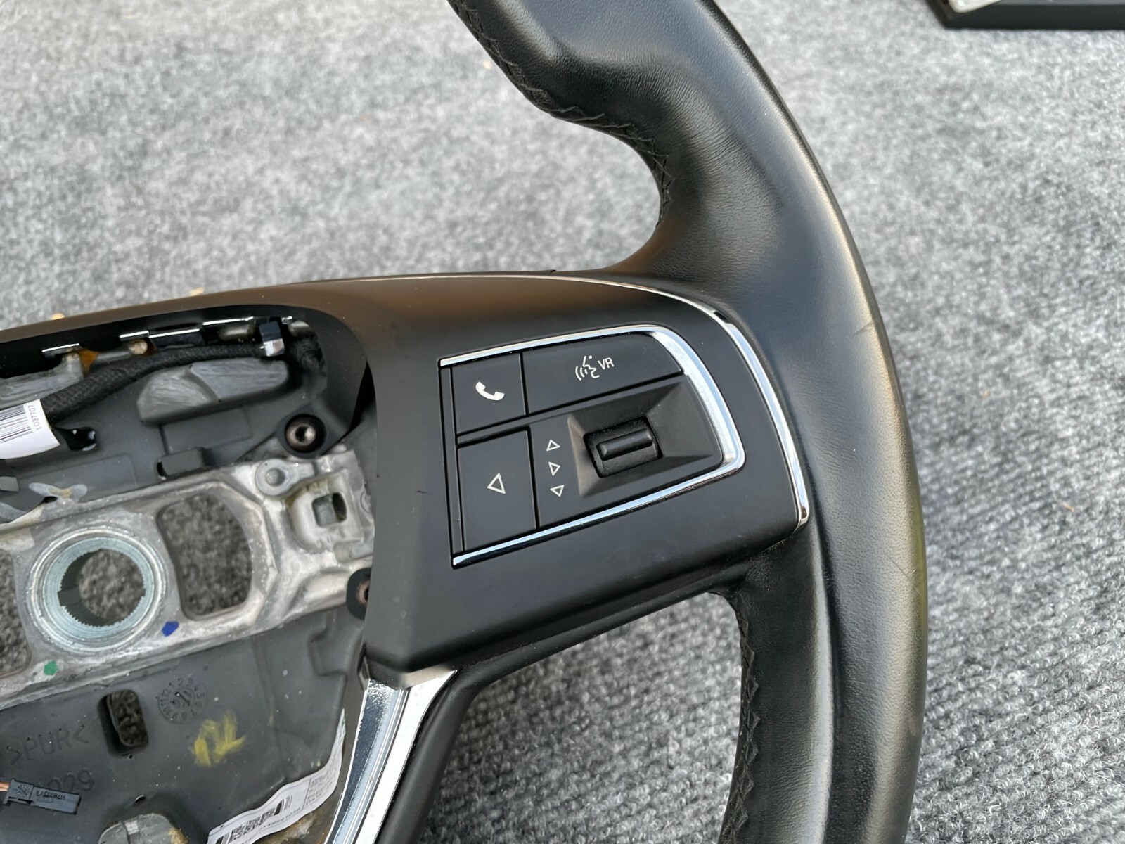 LEATHER STEERING WHEEL ASSEMBLY BLACK OEM M157 42K 14-19 MASERATI GHIBLI Q4