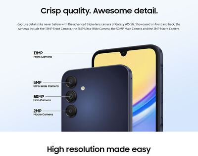 Samsung Galaxy A15 5G Boost Mobile Locked 128GB Smartphone