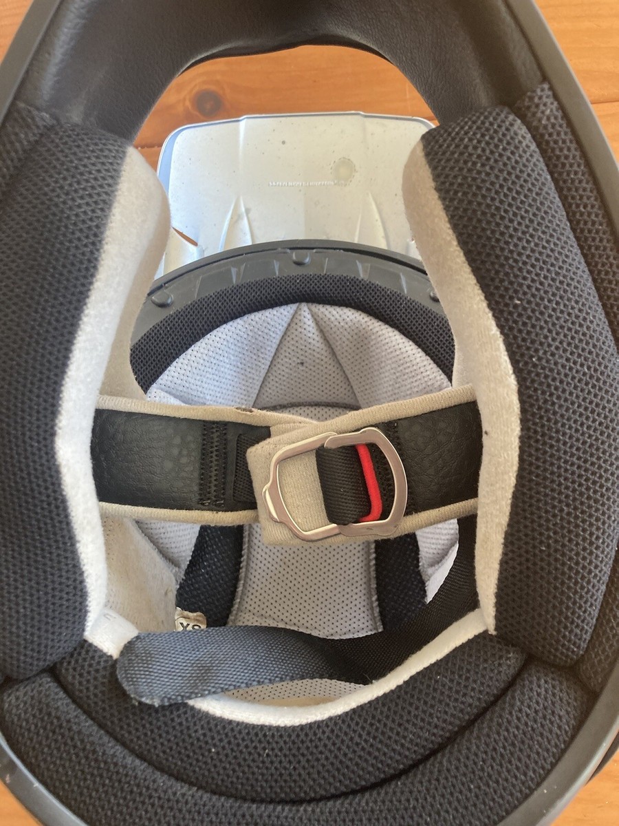HJC Motocross helmet AC-X2 Silver And Blue With Visor Size