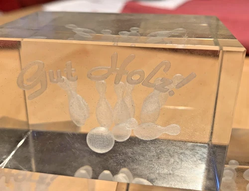 Glaspokal Kegeln 3 Stück