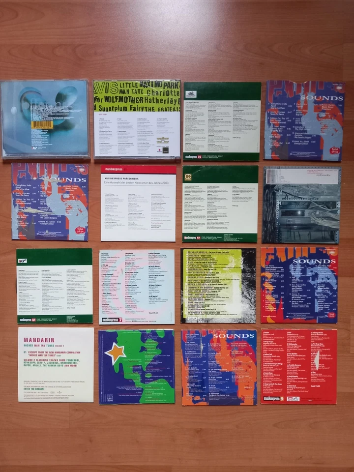 16 CD`s / Sampler verschiedener Verlage / Musikexpress -K7 - Millenia Nova.... - Bild 4 von 4