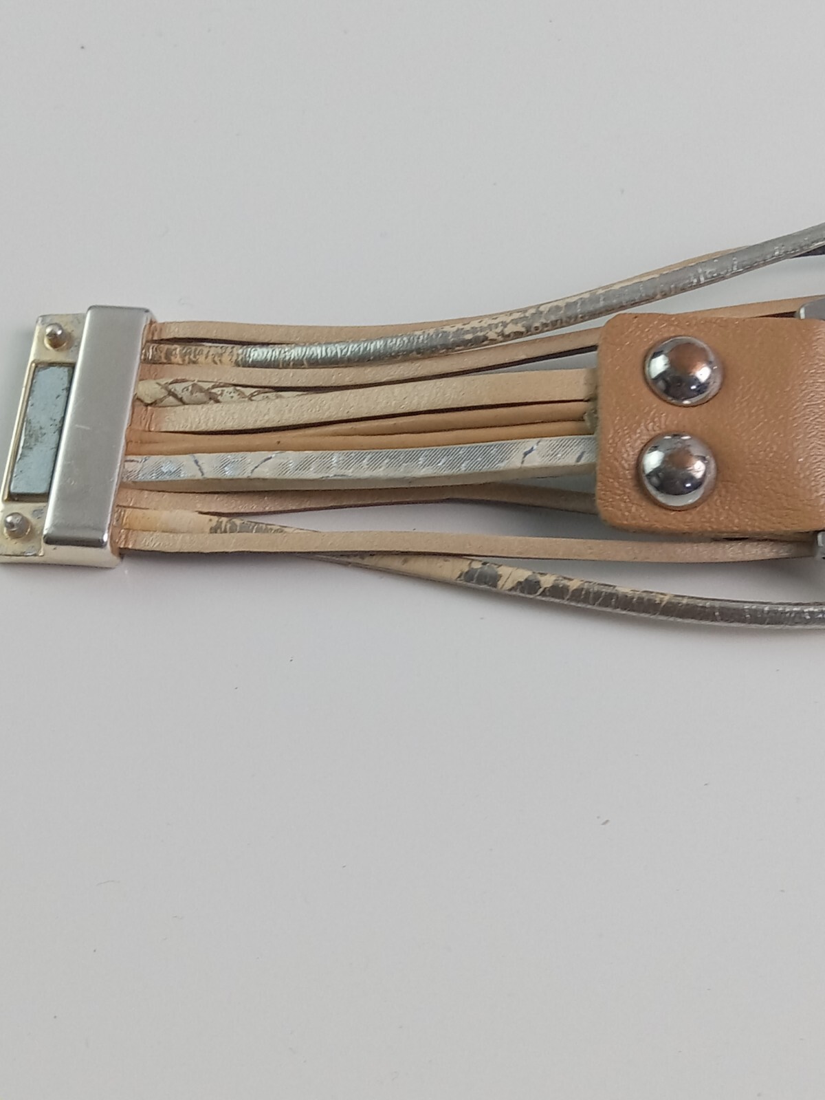 Multi-Layer Leather Wrap Bracelet Compatible With… - image 7