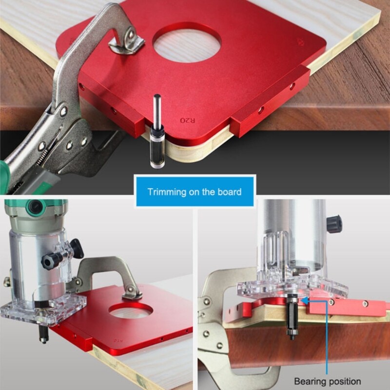 Round Corner Jig Templates Routing Rounded Corners Router Bit Templates ...