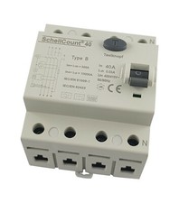 Wallbox Fehlerstromschutzschalter FI Typ B E-Auto 40A 30mA Allstromsensitiv RCD