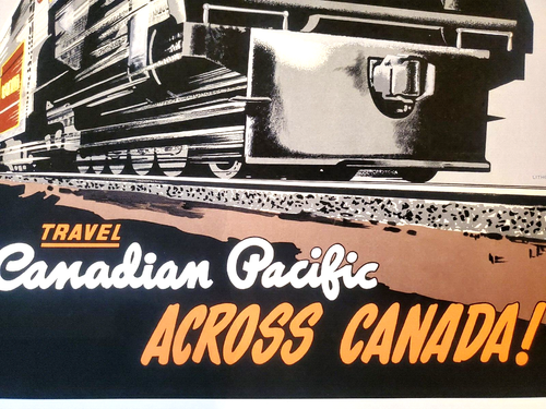 1947 Across Canada! Vintage Style Canadian Railroad Travel Poster - 18x24 - Picture 7 of 13