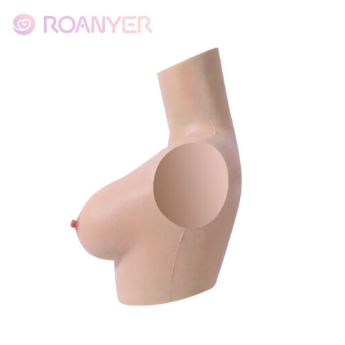 Roanyer Coppa C Silicone Forme Seno Realistico Tette Finte Costumi per CD DQ Cos - Foto 3 di 12