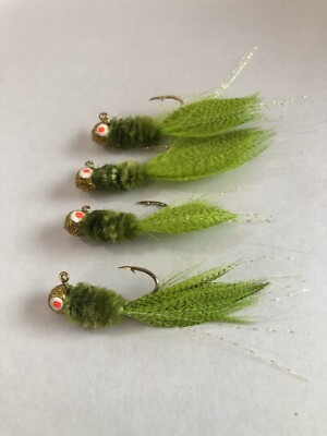 Hand Tied Crappie Jigs By Shine