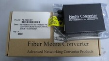 10/100 Multi Mode Fiber Copper Fast Ethernet Media Converter ST 2KM