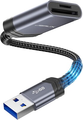 SD Kartenleser, JSAUX USB 3.0 Aluminium Micro SD Kartenleser Adapter, für SD, SDH