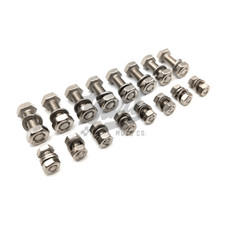 CT70 Stainless Steel Front & Rear Rim and Hub Wheel Hardware Bolt Screw Nut Set