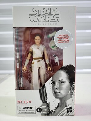 Rey & D-0 91 STAR WARS Black Series 1st First Edition NEW D1