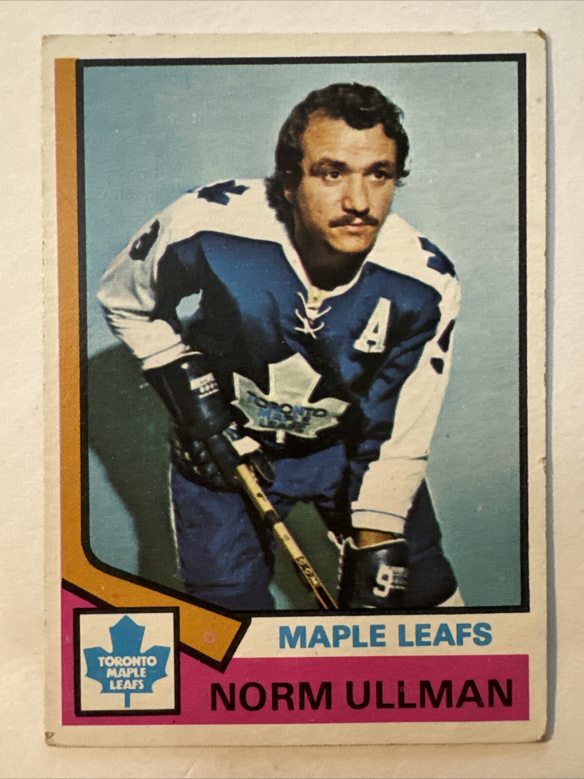 1974-75 Topps Norm Ullman #236 Toronto Maple Leafs