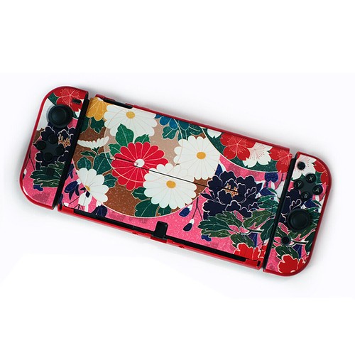 New Protection Case Grip Hard Thin Cover Shell Dockable for Nintendo Switch OLED - Picture 81 of 83