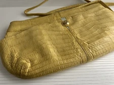 KROCOA New Genuine Alligator Crocodile Leather Handbag Shoulder  Crossbody Purse