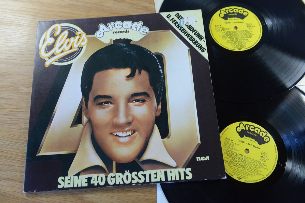 Elvis Presley Elvis Seine 40 Grössten Hits 2 LP Arcade Records ADE