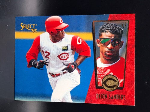 1995 Select Baseball #116 Deion Sanders Cincinnati Reds (COACH PRIME) HOF NM+