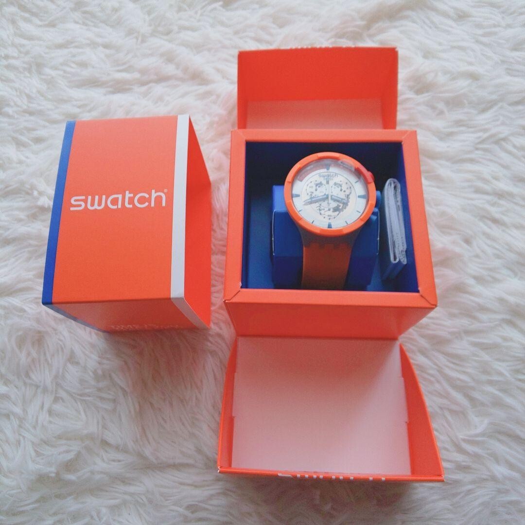 Swatch NASA Space Collection Orange Color Quartz Strap Swatch NASA Space Collection Orange Color Quartz Strap