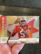2021 Panini Illusions TREY LANCE Shining Stars Rookie Insert Card #SS-13 49ers 