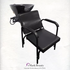 Tilting, Wall Mounted, Plastic Shampoo Bowl w/Shampoo Chair TLC-B36WT-216 