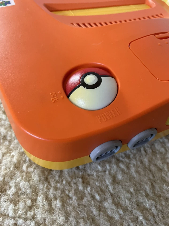 Consola Nintendo 64 N64 HDMI Gamebox 64HD Naranja Pikachu Foto 3 de 4