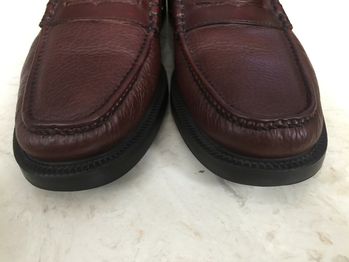 CABELA\'S Leather Comfort Slip-On Shoes Brown Casual Walking Loafers | Men\'s 10 Cabelas Shoes Mens 9 W Thinsulate Casual Slip On Moccasins  main image 2