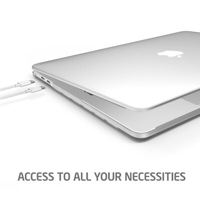 Plastic Matte Black Hard Shell for Apple MacBook Air 13.6-Inch Pro