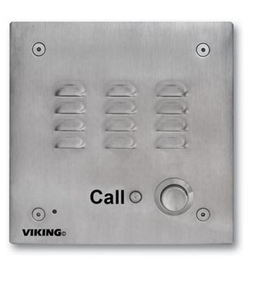 Viking Electronics Voip Entry Phone Stainless Steel With Ewp - Cable - Surface