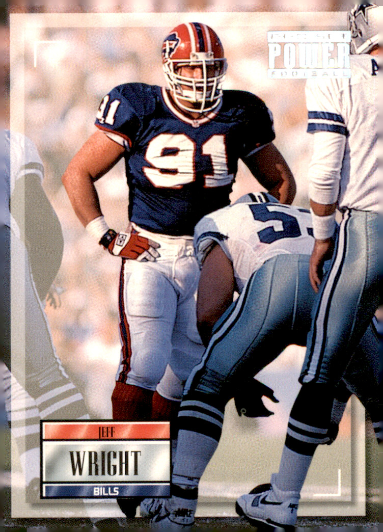 1993 Pro Set Power - #191 Jeff Wright Buffalo Bills