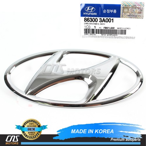 GENUINE Front Grille Emblem for 20062011 Hyundai Accent Elantra