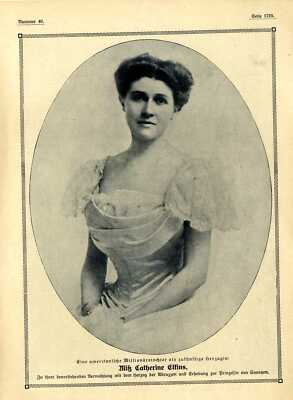 US-Millionärstocher Cat.Elkins wird Prinzessin von Savoyen XXL-Bild von 1908