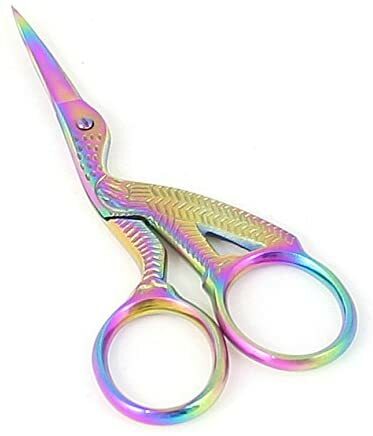 Thread Nanny 3.5" Titanium Stork Bird Embroidery Scissors Sewing Bird Shaped - Afbeelding 1 van 1