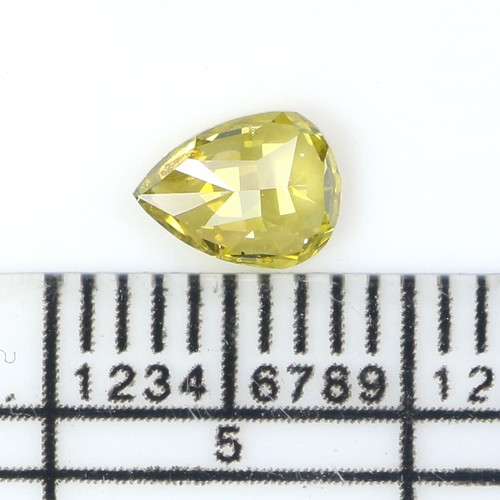 0.40 CT Natural Loose Pear Cut Diamond 5.85 MM Yellow Color Pear Diamond LQ6514 - Picture 7 of 8