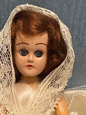 1950s sleepy eye hard plastic bride dolls