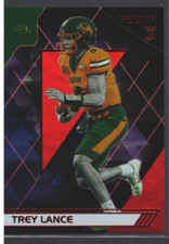 2021 Panini Chronicles Draft Picks Recon Red #134 Trey Lance /149