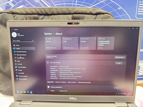 Dell Latitude 3510 15,6" i5 10th 10210U 32 GB/1TBNVME/W11P/NVIDIA GPU/TOUCHSCREEN - Foto 7 di 8