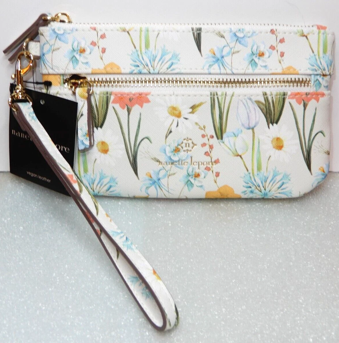 Nanette Lepore wristlet wallet NWT Botanical Floral-NOS | eBay