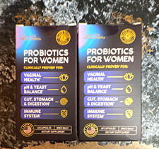 Nutra Harmony Probiotics for Women 50B CFU Delayed Release 60 Caps, 2 bottles