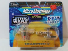 Galoob #67070 Micro Machines X-Ray Fleet Boba Fett's Slave I Y-Wing Starfighter