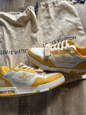 Louis Vuitton Trainer Monogram Denim Yellow Size 9.5