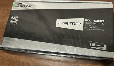 Lightly used Seasonic PRIME PX-1300 1300W 80 Plus Platinum make an offer!