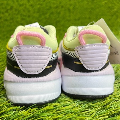 Puma RS-X Bouquet Toddler Size 5C Pink White Black Athletic Shoes