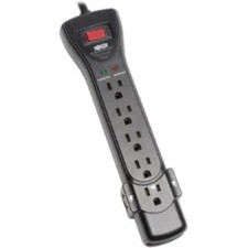 Tripp Lite Protect It Surge Protector, 7 AC Outlets, 7 ft Cord, 2,160 J, Black