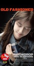 Moondrop Old Fashioned 40mm On-Ear Headphone with 0.78mm 2pin Open-Back Headphon