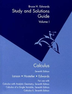 Study and Solutions Guide Volume 1 Calculus - Paperback - GOOD